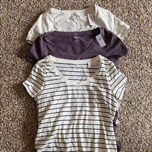 NWT Bundle of 3 Old Navy Maternity Fitted T Shirts